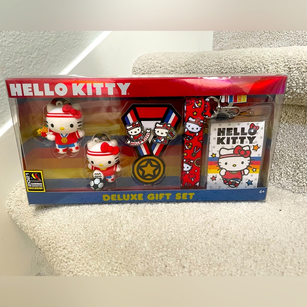 Hello Kitty Olympics Red, White, Blue Deluxe Gift Set